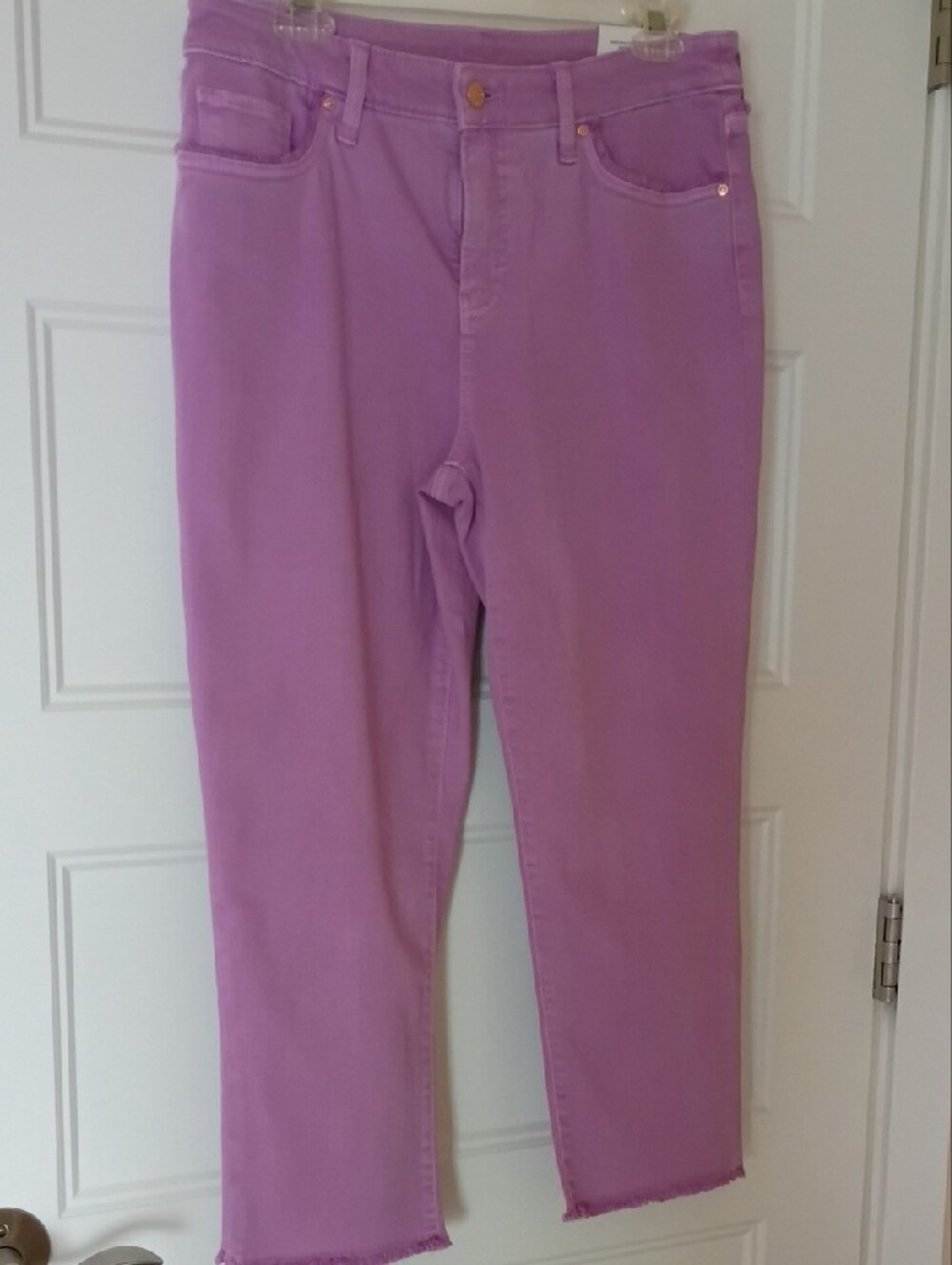 Chico's Lavender Skies So Slimming Girlfriend Jeans - 1